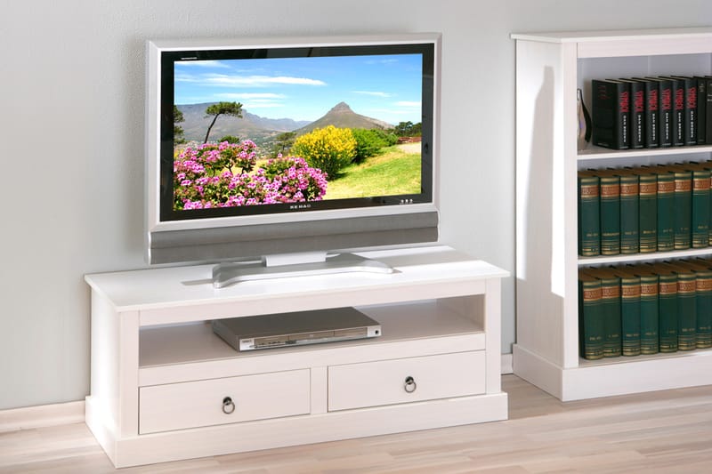 Galois TV-bänk 118 cm - Vit - Möbler - Tv möbel & mediamöbel - TV bänk & mediabänk
