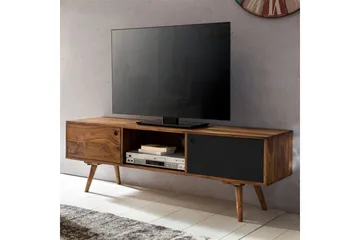 Gateau Golvstående TV Bänk 140 cm med Förvaring i Ljust Trä - Brun - Möbler - Tv möbel & mediamöbel - TV bänk & mediabänk