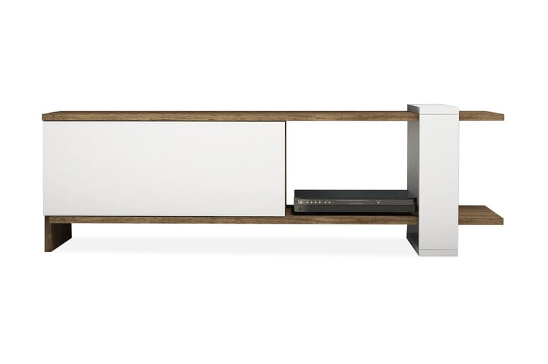 Gersby TV-Bänk 120 cm, Brun/Vit