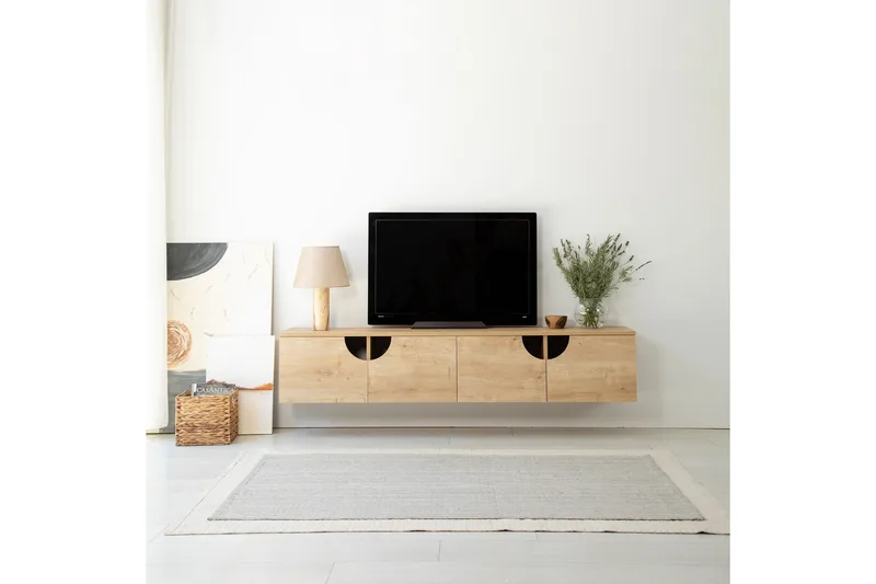 Grotte Tv-bänk 180 cm - Ek - Möbler - Tv möbel & mediamöbel - TV bänk & mediabänk