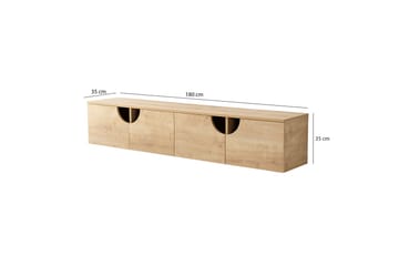 Grotte Tv-bänk 180 cm - Ek - Möbler - Tv möbel & mediamöbel - TV bänk & mediabänk