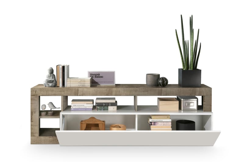 Hamburgan TV-bänk 42x184 cm - Vit - Möbler - Tv möbel & mediamöbel - TV bänk & mediabänk
