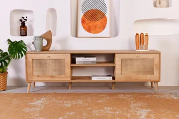 Hazeran Tv-bänk 180 cm - Ek - Möbler - Tv möbel & mediamöbel - TV bänk & mediabänk