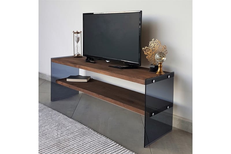 Heglar TV-Bänk 120 cm - Valnöt - TV bänk & mediabänk