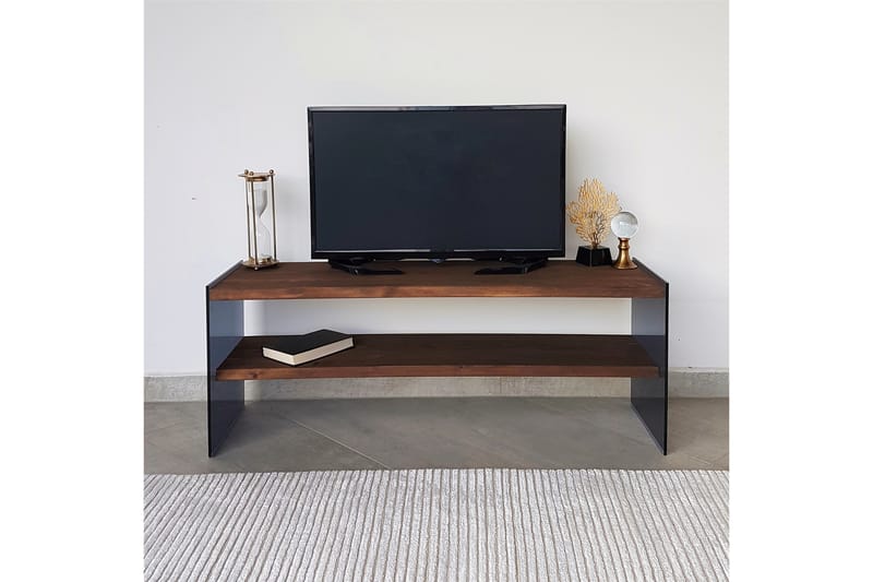 Heglar TV-Bänk 120 cm - Valnöt - Möbler - Tv möbel & mediamöbel - TV bänk & mediabänk