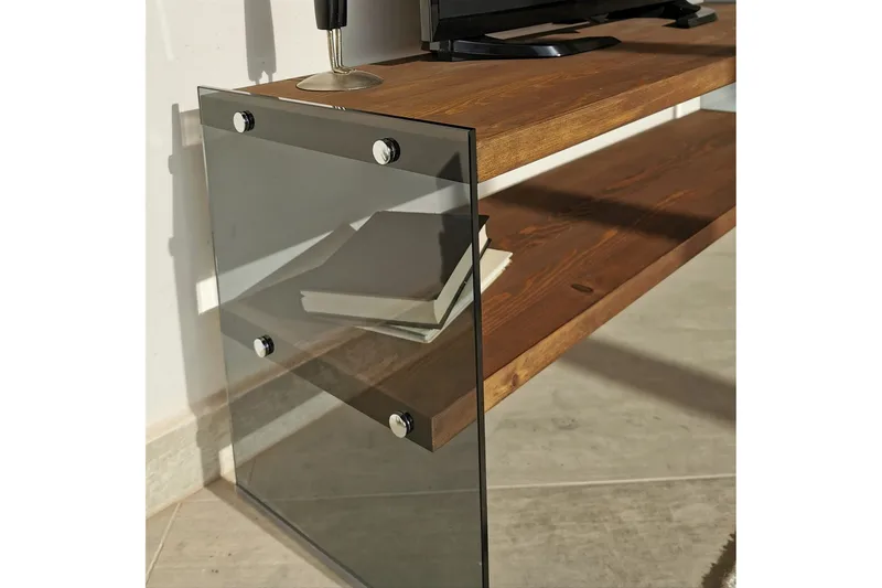 Heglar TV-Bänk 120 cm - Valnöt - Möbler - Tv möbel & mediamöbel - TV bänk & mediabänk