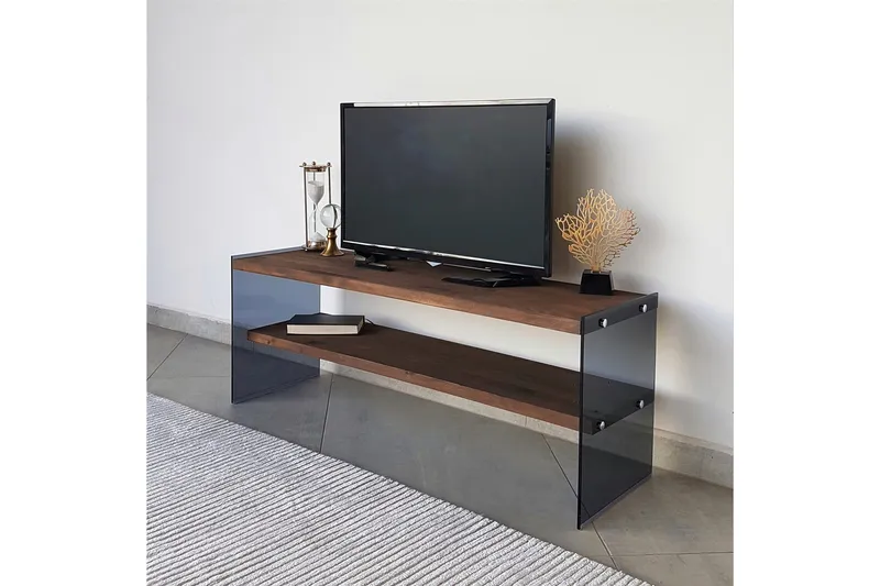 Heglar TV-Bänk 120 cm - Valnöt - Möbler - Tv möbel & mediamöbel - TV bänk & mediabänk