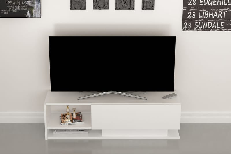 Hejde TV-Bänk 120 cm - Vit - Möbler - Tv möbel & mediamöbel - TV bänk & mediabänk