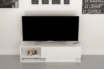 Hejde TV-Bänk 120 cm - Vit - Möbler - Tv möbel & mediamöbel - TV bänk & mediabänk