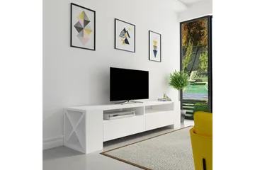 Hejde TV-Bänk 155 cm - Vit - Möbler - Tv möbel & mediamöbel - TV bänk & mediabänk
