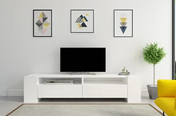 Hejde TV-Bänk 155 cm - Vit - Möbler - Tv möbel & mediamöbel - TV bänk & mediabänk
