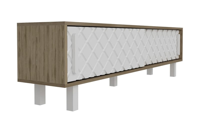 Hejde TV-Bänk 180 cm - Brun/Vit - Möbler - Tv möbel & mediamöbel - TV bänk & mediabänk