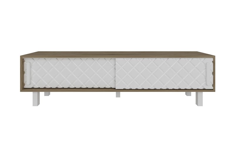 Hejde TV-Bänk 180 cm - Brun/Vit - Möbler - Tv möbel & mediamöbel - TV bänk & mediabänk