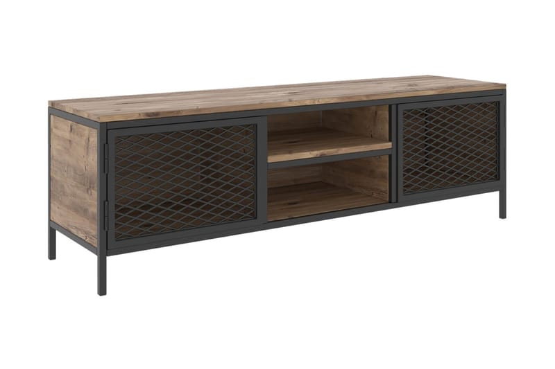 Hellroaring TV-Bänk 150 cm - Ek|Svart - Möbler - Tv möbel & mediamöbel - TV bänk & mediabänk