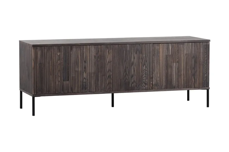 Hemlinge Golvstående TV-bänk 150 cm med Förvaring i Trä, Brun