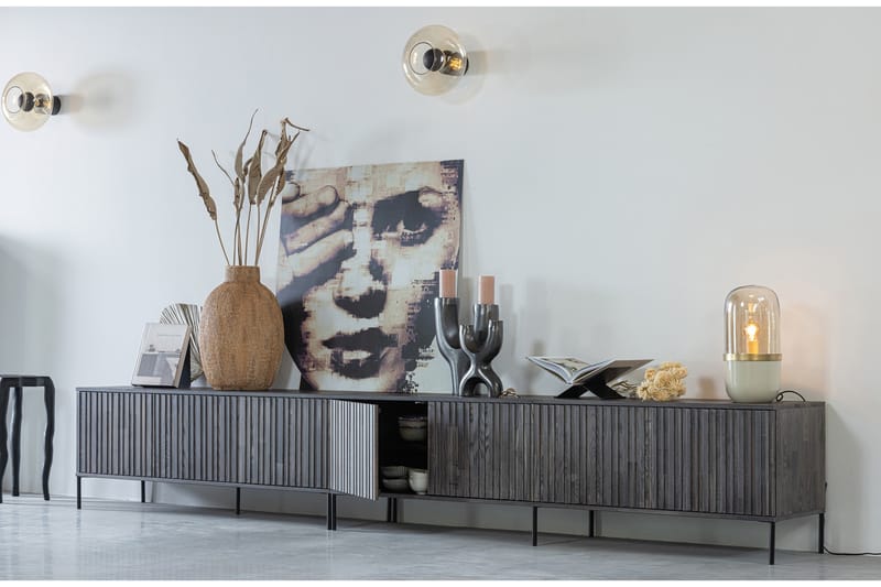 Hemlinge TV-bänk 150 cm - Espresso - Möbler - Tv möbel & mediamöbel - TV bänk & mediabänk