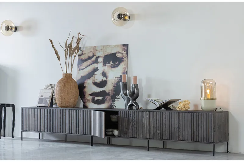 Hemlinge TV-bänk 150 cm - Espresso - Möbler - Tv möbel & mediamöbel - TV bänk & mediabänk