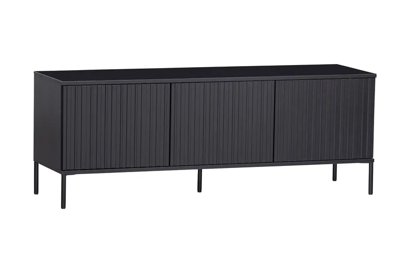 Hemlinge TV-bänk 150 cm, Svart