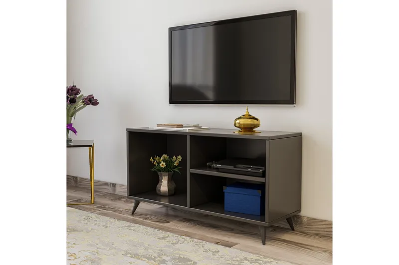 Hensiek TV-Bänk 100 cm - Antracit - Möbler - Tv möbel & mediamöbel - TV bänk & mediabänk