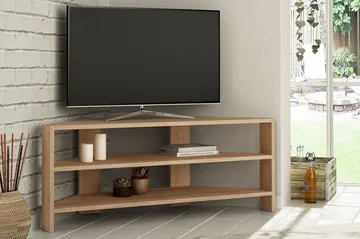 Homitis Tv-bänk 114 cm - Ljusbrun - Möbler - Tv möbel & mediamöbel - TV bänk & mediabänk