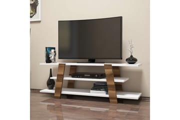Hovdane TV-Bänk 120 cm - Brun/Vit - Möbler - Tv möbel & mediamöbel - TV bänk & mediabänk