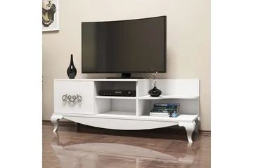 Hovdane TV-Bänk 130 cm - Vit - Möbler - Tv möbel & mediamöbel - TV bänk & mediabänk