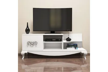 Hovdane TV-Bänk 130 cm - Vit - Möbler - Tv möbel & mediamöbel - TV bänk & mediabänk