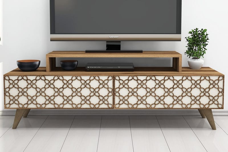 Hovdane TV-Bänk 140 cm, Brun