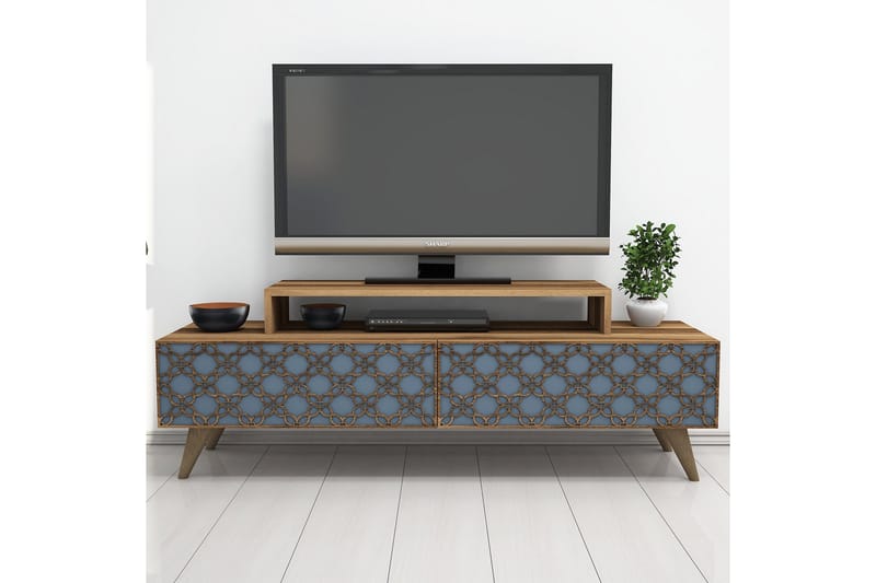Hovdane TV-Bänk 140 cm - Brun - Möbler - Tv möbel & mediamöbel - TV bänk & mediabänk