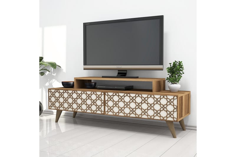 Hovdane TV-Bänk 140 cm - Brun - Möbler - Tv möbel & mediamöbel - TV bänk & mediabänk