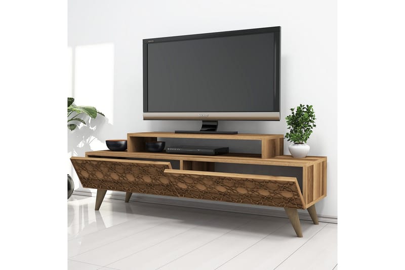 Hovdane TV-Bänk 140 cm - Brun - Möbler - Tv möbel & mediamöbel - TV bänk & mediabänk