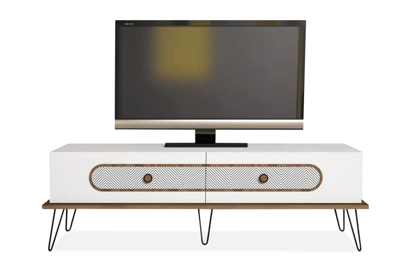 Hovdane TV-Bänk 145 cm - Vit - Möbler - Tv möbel & mediamöbel - TV bänk & mediabänk