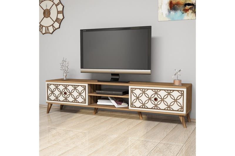 Hovdane TV-Bänk 180 cm - Brun - Möbler - Tv möbel & mediamöbel - TV bänk & mediabänk
