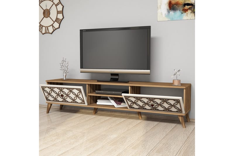 Hovdane TV-Bänk 180 cm - Brun - Möbler - Tv möbel & mediamöbel - TV bänk & mediabänk