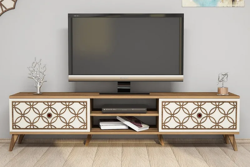 Hovdane TV-Bänk 180 cm - Brun - Möbler - Tv möbel & mediamöbel - TV bänk & mediabänk