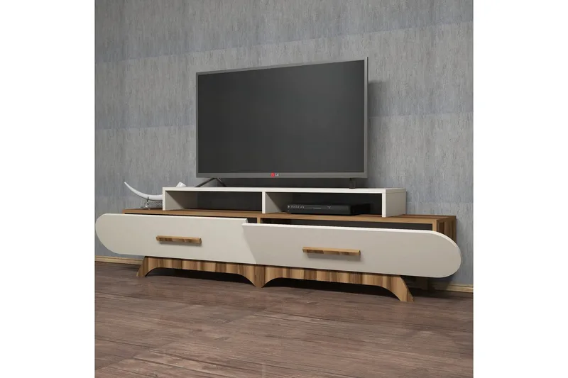 Hovdane TV-Bänk 205 cm - Brun - Möbler - Tv möbel & mediamöbel - TV bänk & mediabänk