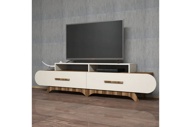 Hovdane TV-Bänk 205 cm - Brun - Möbler - Tv möbel & mediamöbel - TV bänk & mediabänk