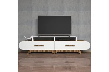 Hovdane TV-Bänk 205 cm - Brun/Vit - Möbler - Tv möbel & mediamöbel - TV bänk & mediabänk