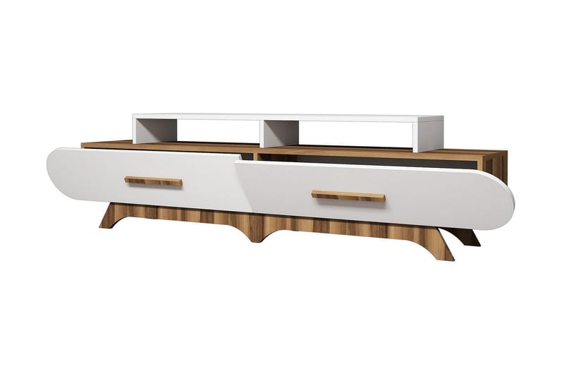 Hovdane TV-Bänk 205 cm - Brun/Vit - Möbler - Tv möbel & mediamöbel - TV bänk & mediabänk