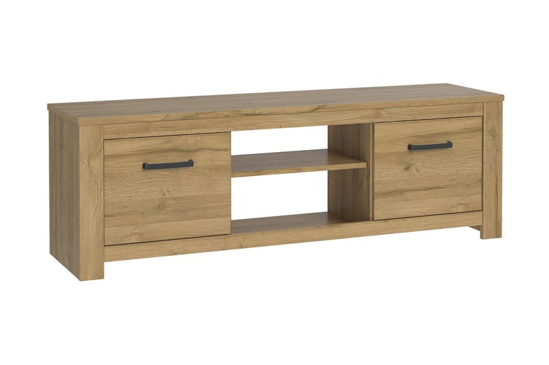 Hovencamp TV-Bänk 161 cm - Brun - Möbler - Tv möbel & mediamöbel - TV bänk & mediabänk