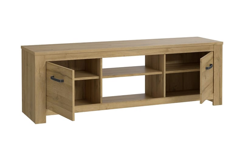 Hovencamp TV-Bänk 161 cm - Brun - Möbler - Tv möbel & mediamöbel - TV bänk & mediabänk