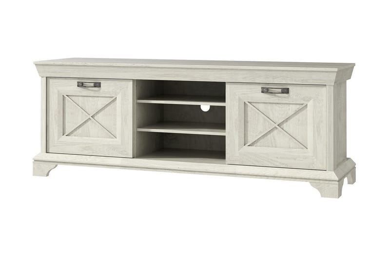 Hurlston TV-Bänk 147 cm - Vit - Möbler - Tv möbel & mediamöbel - TV bänk & mediabänk