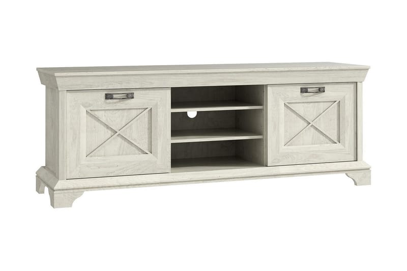 Hurlston TV-Bänk 147 cm - Vit - Möbler - Tv möbel & mediamöbel - TV bänk & mediabänk