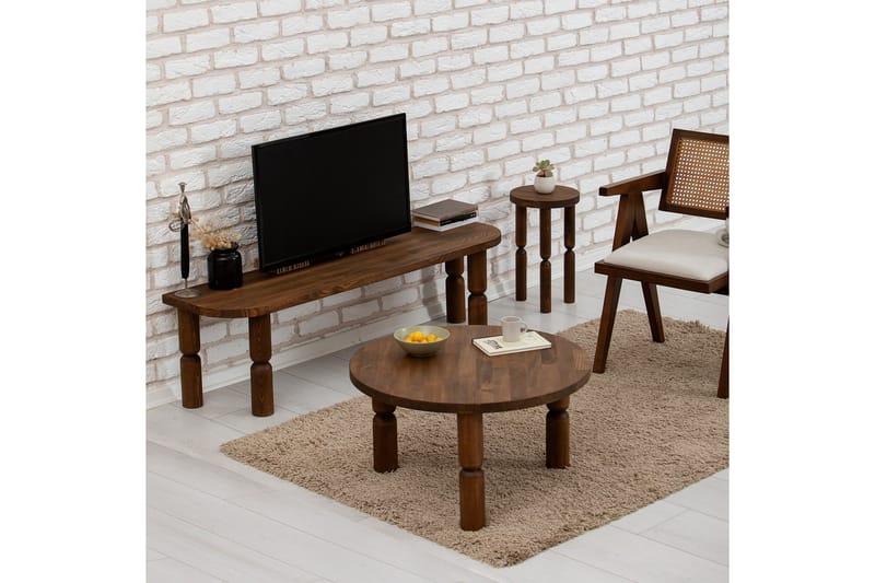 Ida Tv-bänk 140 cm - Valnöt - Möbler - Tv möbel & mediamöbel - TV bänk & mediabänk