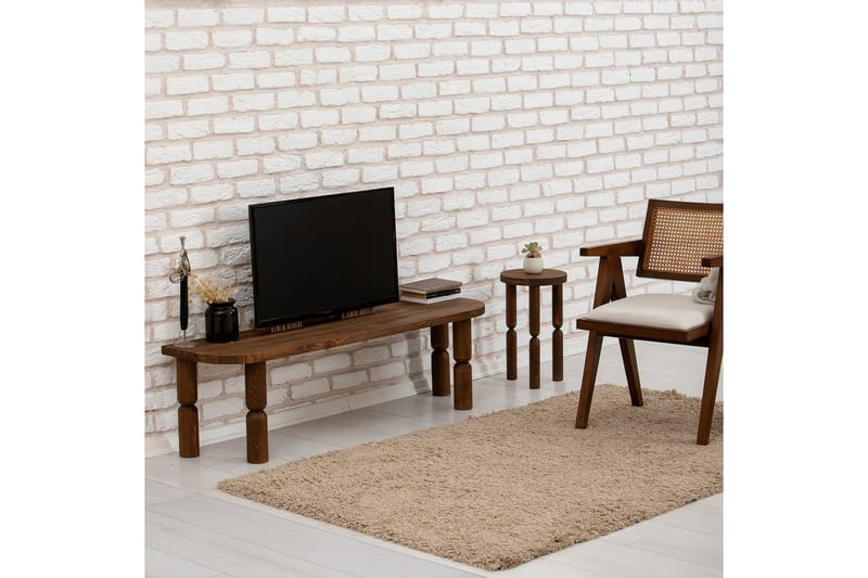 Ida Tv-bänk 140 cm - Valnöt - Möbler - Tv möbel & mediamöbel - TV bänk & mediabänk