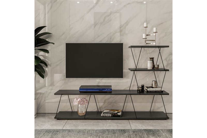 Igazz Tv-bänk 150 cm - Antracit - Möbler - Tv möbel & mediamöbel - TV bänk & mediabänk