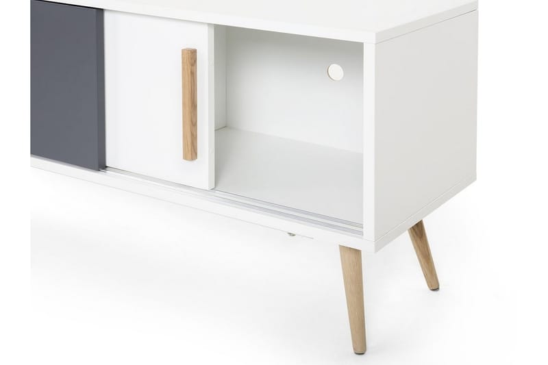 Indiana Tv-Bänk 40x160 cm - Vit - M�öbler - Tv möbel & mediamöbel - TV bänk & mediabänk