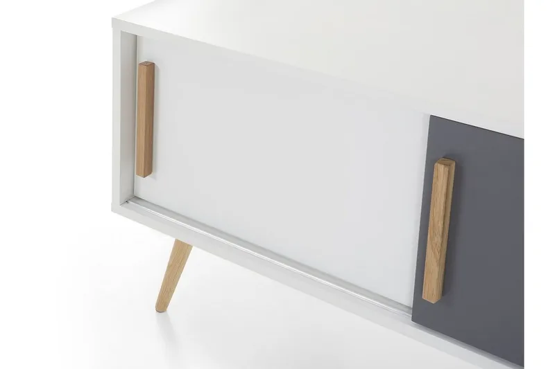 Indiana Tv-Bänk 40x160 cm - Vit - Möbler - Tv möbel & mediamöbel - TV bänk & mediabänk