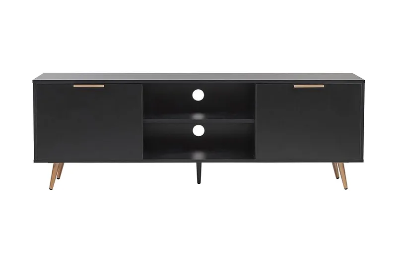 Indio TV-bänk 166x40 cm - Svart - Möbler - Tv möbel & mediamöbel - TV bänk & mediabänk