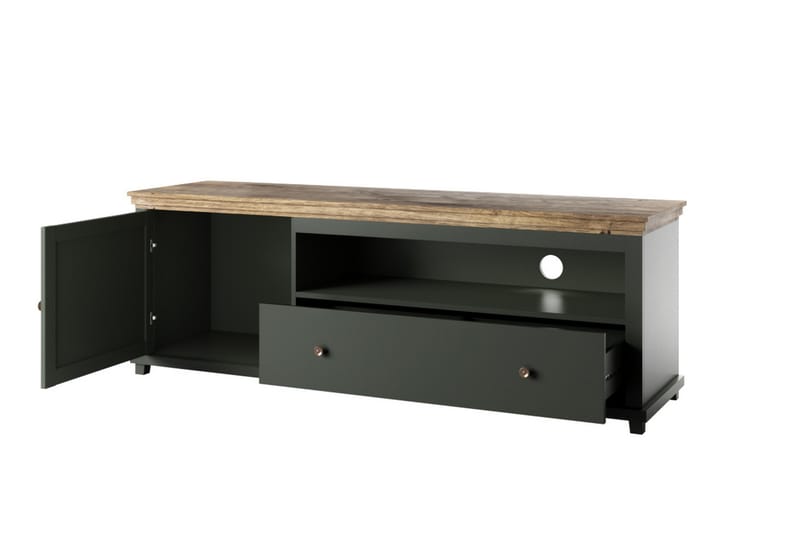 Ivreri Tv-bänk 181 cm - Khaki/Natur - Möbler - Tv möbel & mediamöbel - TV bänk & mediabänk